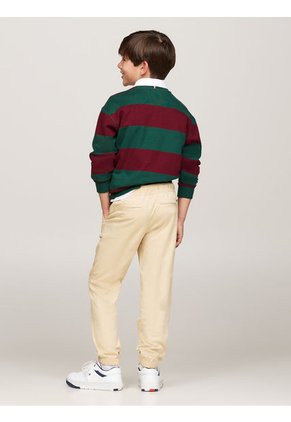 Jogger Amarillo Niño Con Logo Monotipo En Los Cordones Tommy Hilfiger