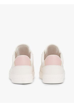 Tenis Blanco En Cuero Con Monograma TH Tommy Hilfiger