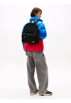 Morral Negro Essential Con Logo Tommy Hilfiger