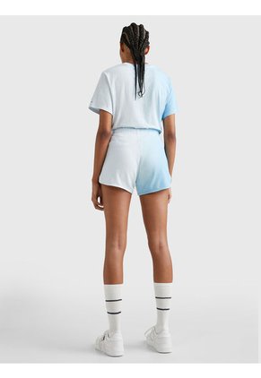 Pantalón Corto Signature Con Efecto Degradé Mujer Celeste Tommy Jeans