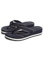 Sandalias Azul Marino De Cuña Con Insignia Tommy Hilfiger de Tommy Hilfiger