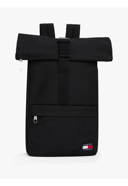 Morral Negro Enrollable Essential Con Logo Tommy Hilfiger