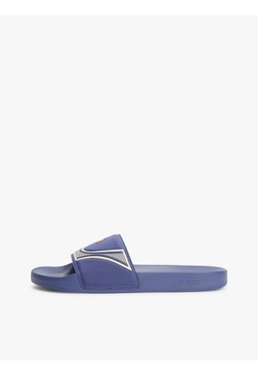 Sandalias Azul Con Tira Con Logo Tommy Hilfiger