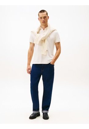 Polo Blanco 1985 De Corte Regular Tommy Hilfiger