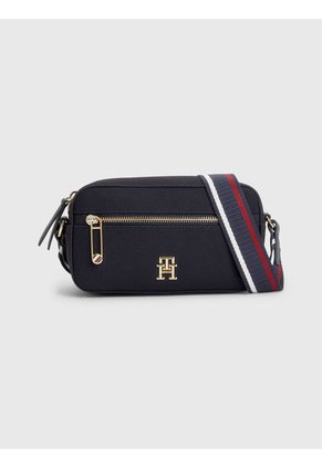 Bolso Bolso Pequeño Iconic De Sarga Reciclada Mujer Azul Tommy Hilfiger