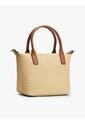 Bolso Beige Tote De Rafia Con Correa Cruzada Tommy Hilfiger de Tommy Hilfiger