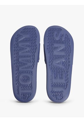 Sandalias Azul Con Tira Con Logo Tommy Hilfiger