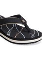 Sandalias Negro De Cuña Con Insignia Tommy Hilfiger de Tommy Hilfiger
