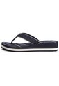Sandalias Azul Marino De Cuña Con Insignia Tommy Hilfiger de Tommy Hilfiger