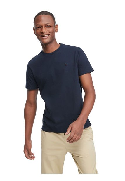 Camiseta Manga Corta Azul Oscuro Nantucket