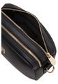 Bolso Negro Cruzado Con Insignia Del Monograma TH Tommy Hilfiger de Tommy Hilfiger