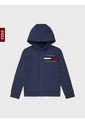 Saco Azul Con Capucha Y Cierre Niño Tommy Hilfiger de Tommy Hilfiger