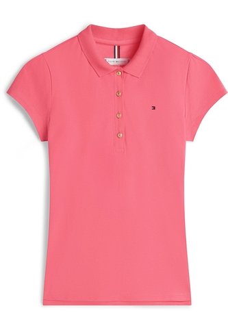 Polo Rosado Con Piqué De Corte Slim Tommy Hilfiger Tommy Hilfiger