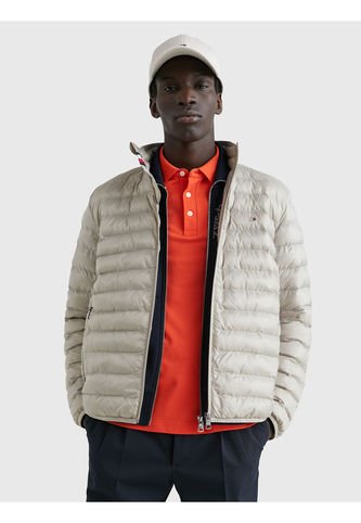 Chaqueta Acolchada Plegable Hombre Gris Tommy Hilfiger Tommy Hilfiger