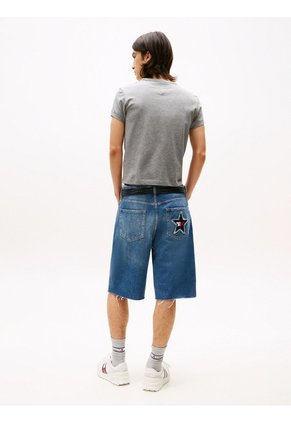 Camiseta Gris De Corte Regular Tommy Girl Tommy Jeans