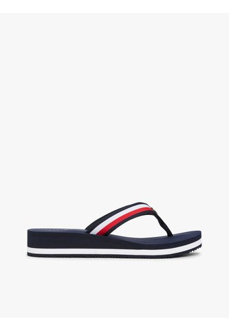 Sandalias Azul Marino De Cuña Con Tiras Distintivas Tommy Hilfiger Tommy Hilfiger