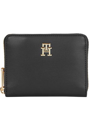 Cartera Iconic Mediana Con Cierre Mujer Negro Tommy Hilfiger