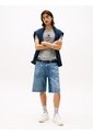 Camiseta Gris De Corte Regular Tommy Girl Tommy Jeans de Tommy Hilfiger