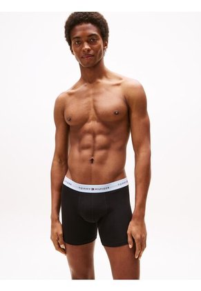 Pack Multicolor De 3 Calzoncillos Bóxer Essential Con Logo Tommy Hilfiger