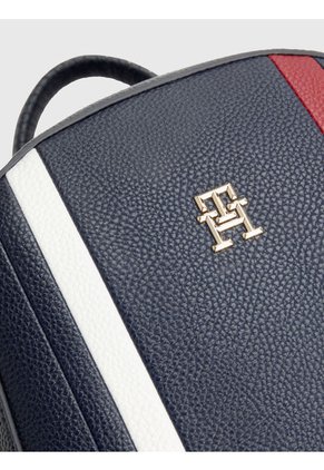 Morral Signature Con Monograma Mujer Azul Tommy Hilfiger