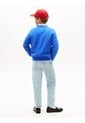 Saco Azul De Cuello Redondo Con Logo Tommy Hilfiger de Tommy Hilfiger