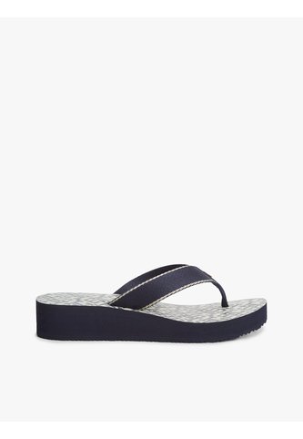 Sandalias Azul Marino Con Cuña Y Monograma TH Tommy Hilfiger Tommy Hilfiger