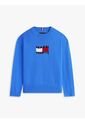 Saco Azul De Cuello Redondo Con Logo Tommy Hilfiger de Tommy Hilfiger