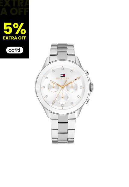 Reloj Tommy Hilfiger Modelo 1782707 Plateado Mujer