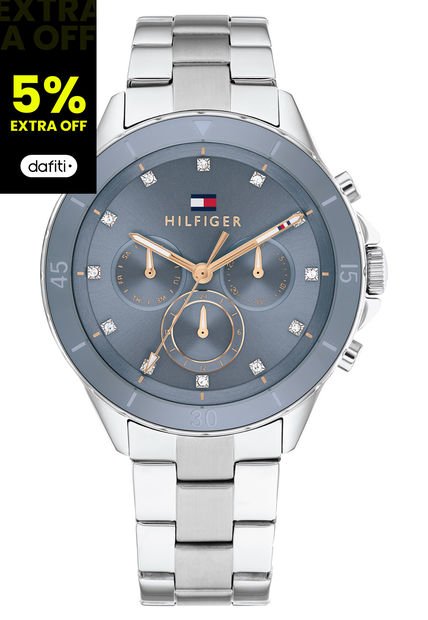 Reloj Tommy Hilfiger Modelo 1782708 Plateado Mujer