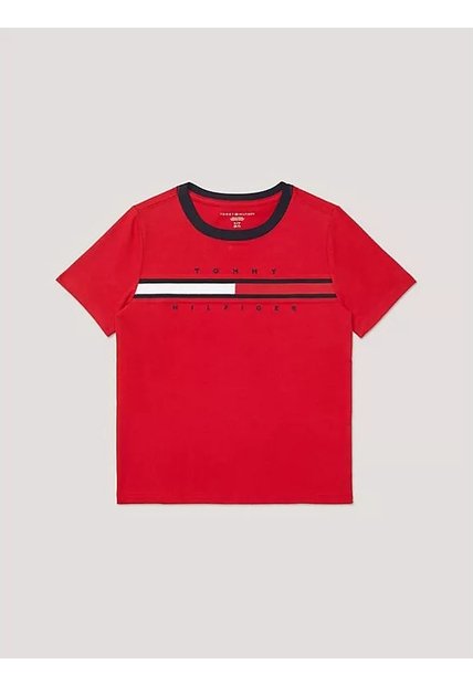 Camiseta Roja Para Niño Tino Core Tommy Hilfiger
