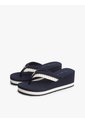 Sandalias Azul Marino Con Cuña Y Tiras Trenzadas Tommy Hilfiger de Tommy Hilfiger
