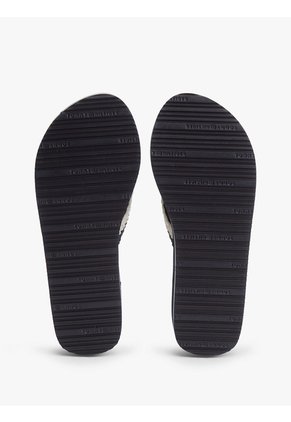 Sandalias Azul Marino Con Cuña Y Tiras Trenzadas Tommy Hilfiger