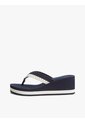 Sandalias Azul Marino Con Cuña Y Tiras Trenzadas Tommy Hilfiger de Tommy Hilfiger