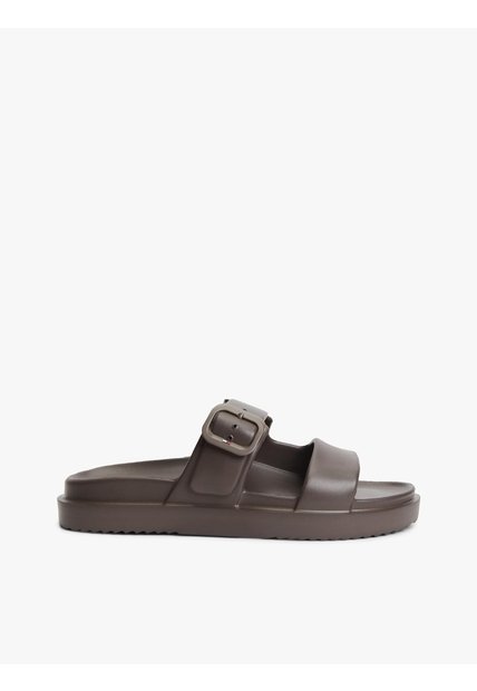 Sandalias Café Moldeadas De Verano Tommy Hilfiger