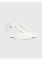 Tenis Blanco De Cuero Con Plataforma Tommy Hilfiger de Tommy Hilfiger
