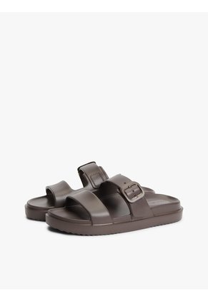 Sandalias Café Moldeadas De Verano Tommy Hilfiger