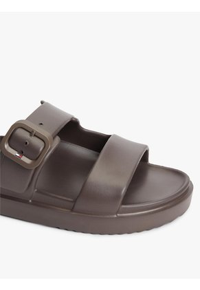 Sandalias Café Moldeadas De Verano Tommy Hilfiger