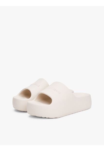 Sandalias Beige Con Plataforma Y Logo EN0EN02879ACG