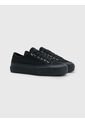 Tenis Negro De Cordones Con Plataforma Tommy Hilfiger de Tommy Hilfiger