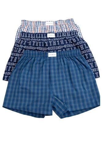 3 Pack Bóxer Suelto Con Detalles Distintivos Tommy Hilfiger Tommy Hilfiger