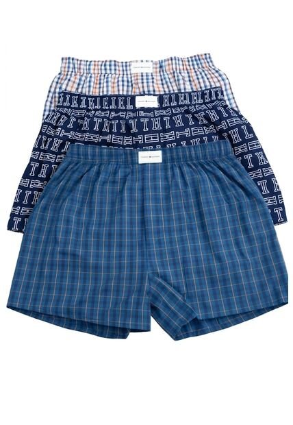3 Pack Bóxer Suelto Con Detalles Distintivos Tommy Hilfiger