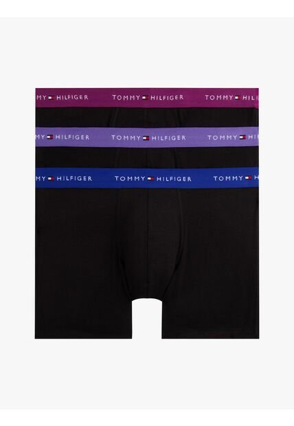 Pack Negro De 3 Calzoncillos Bóxer Essential Con Logo Tommy Hilfiger