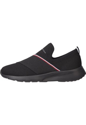 Tenis Negro Essential Sin Cordones Tommy Hilfiger