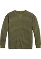 Camiseta Verde Para Niño Manga Larga Essential De Rayas Tommy Hilfiger de Tommy Hilfiger
