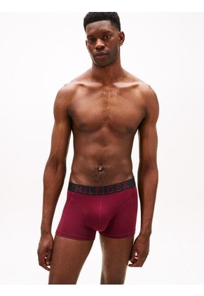 Pack Negro De 3 Calzoncillos Bóxer Essential Con Logo Tommy Hilfiger