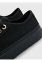 Tenis Negro De Cordones Con Plataforma Tommy Hilfiger de Tommy Hilfiger