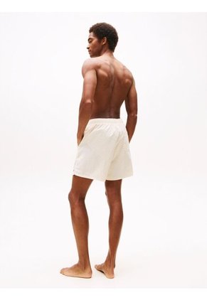 Traje Beige De Baño Corto De Medio Largo Con Estampado Tommy Hilfiger