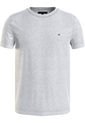 Camiseta Gris Manga Corta Slim Fit Esencial Algodon Tommy Hilfiger de Tommy Hilfiger