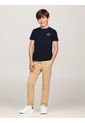 Camiseta Niño Azul Con Logo Gráfico En El Pecho Tommy Hilfiger de Tommy Hilfiger