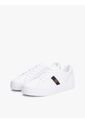 Tenis Blanco De Cuero Con Monograma TH Tommy Hilfiger de Tommy Hilfiger
